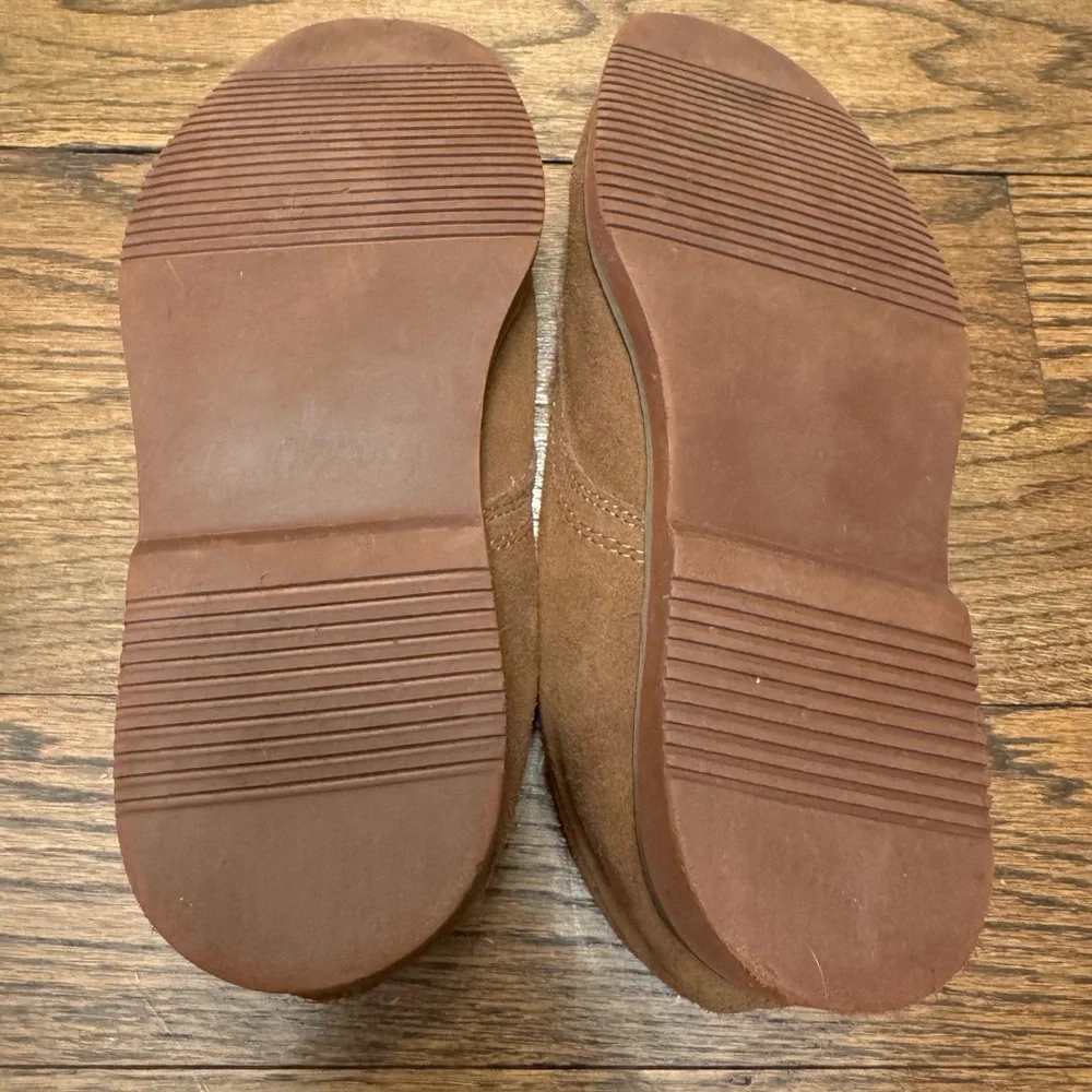 Nordstrom Boys Brown Suede Lace-Up Oxford Shoes Size 5M Casual Dress Derby